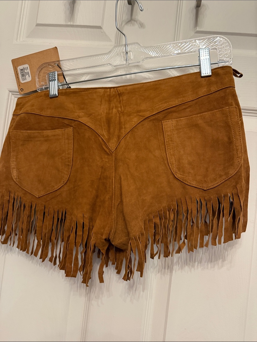 One Teaspoon Fringe Leather Morrison Shorts M - Picture 6 of 11